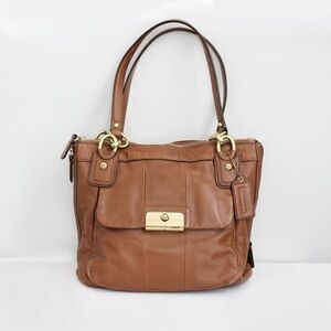 Coach Large Brown Kristin Leather Bag